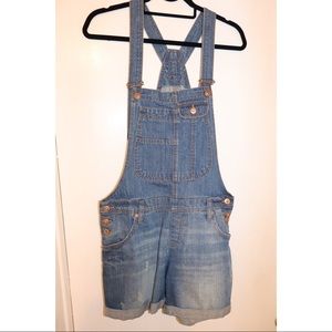 River Island Denim Overall Short
